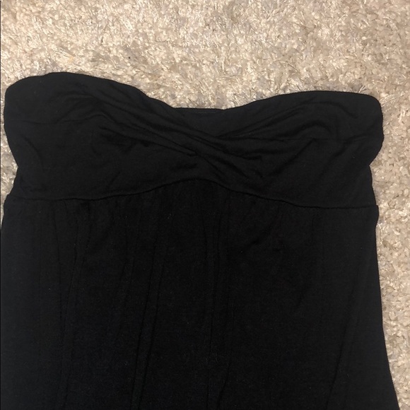 Black short Comfy Black Pool Cover Up - Picture 2 of 3